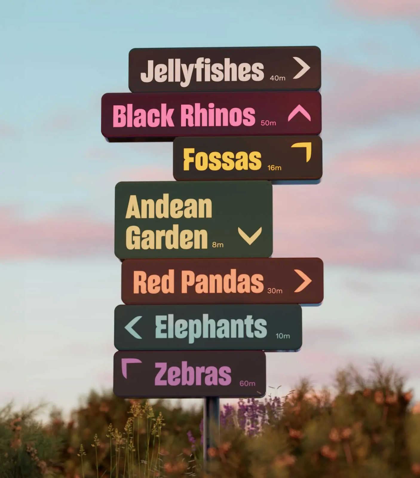 Image from the Chester Zoo's Branding: A Force for Nature article on Abduzeedo