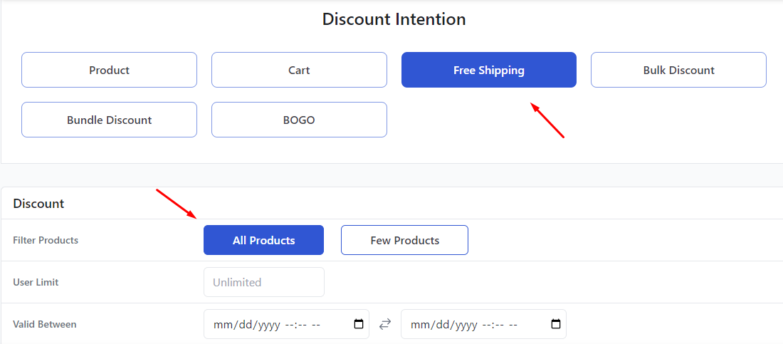 shipping discount