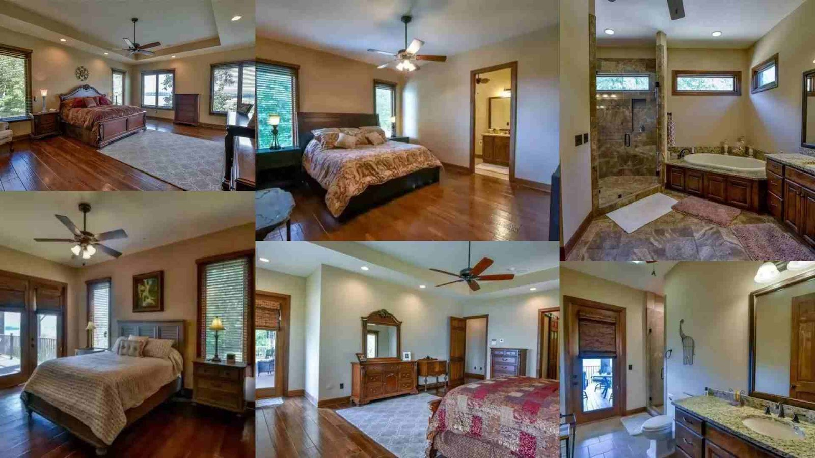Master Suite and Bedrooms