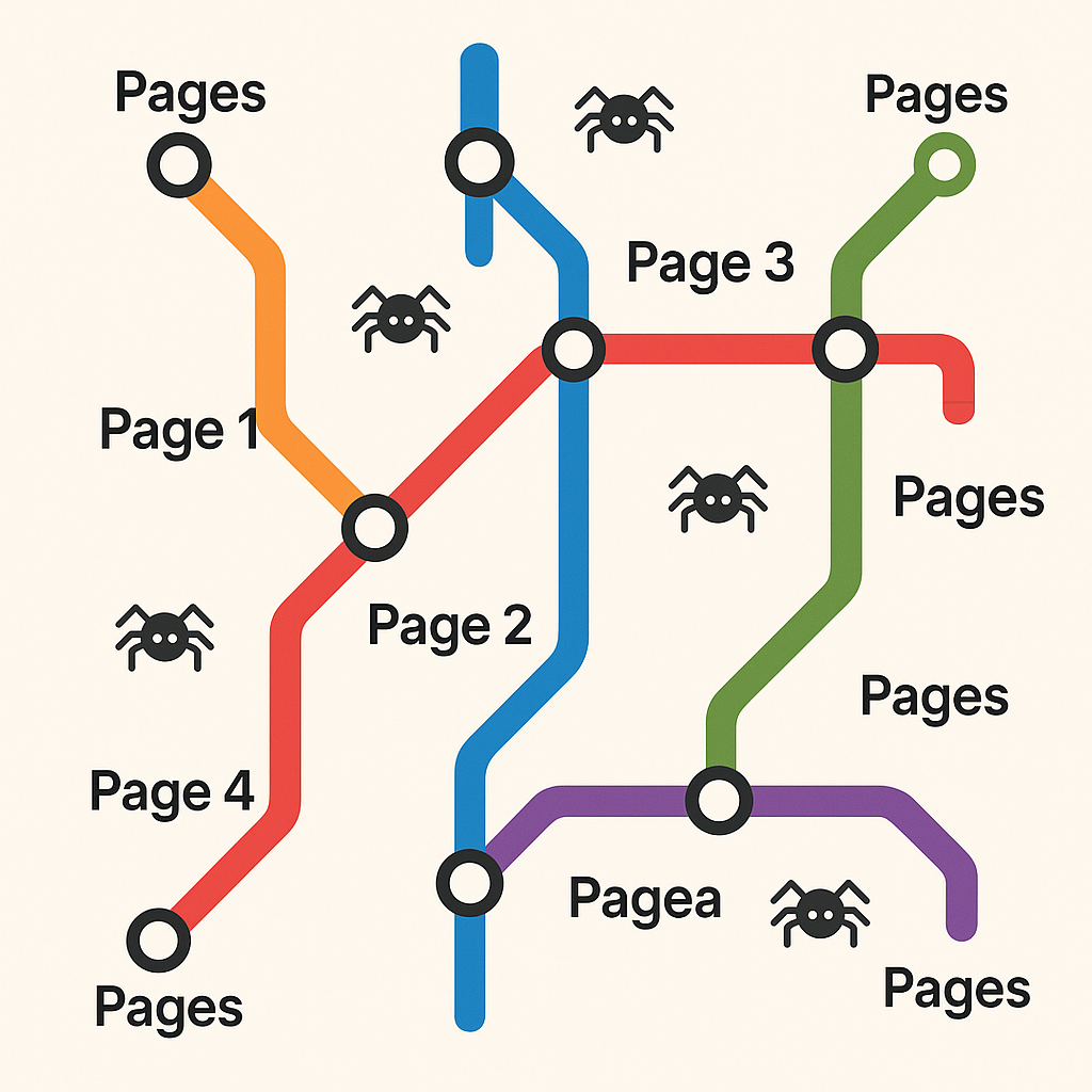 Аналогия sitemap.xml как схема метро