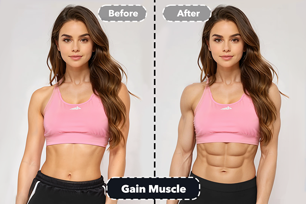 Seaart AI Muscle Generator: Custom Your Own AI Muscle Photo