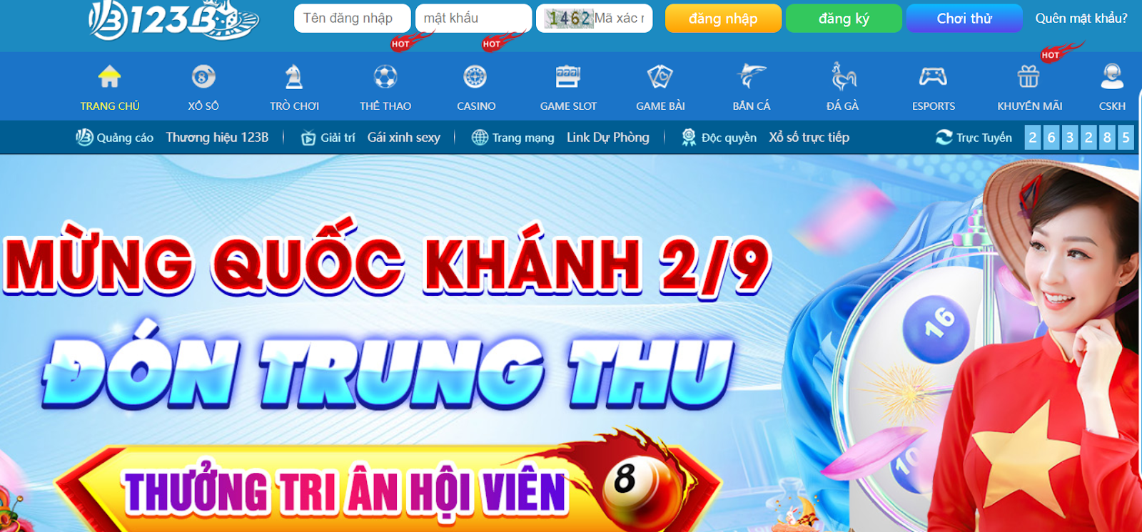 Đăng ký 123B đã được tối ưu hoá các bước thực hiện