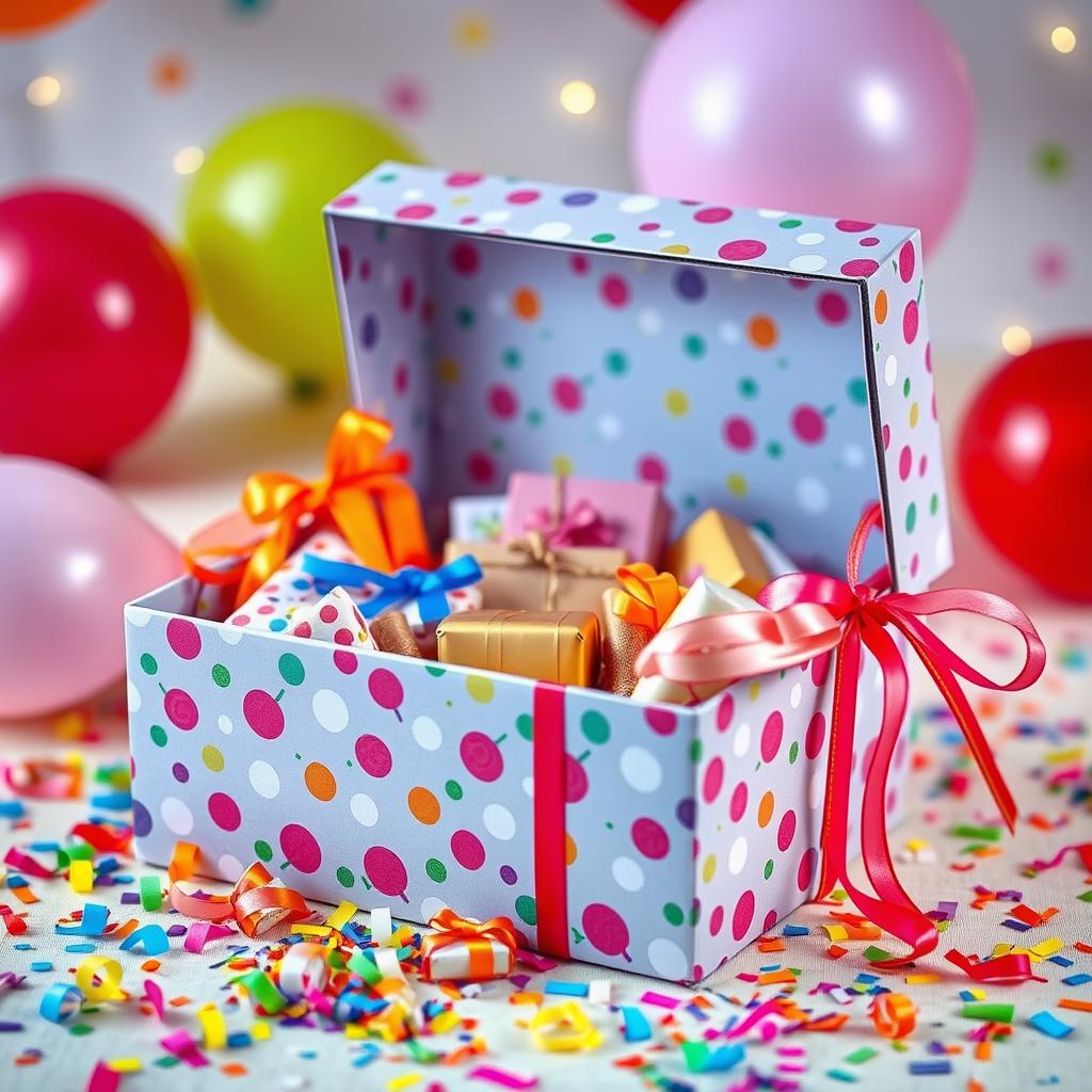 diy happy birthday gift box