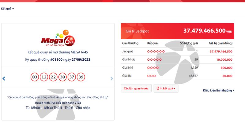 Cách chơi Vietlott Mega 6/45 rất thú vị tại Bet88