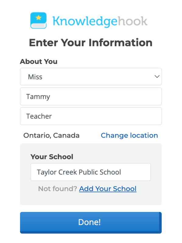 A screenshot of a school application

Description automatically generated