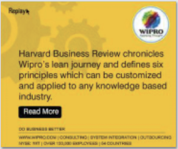 WIPRO Display Ad