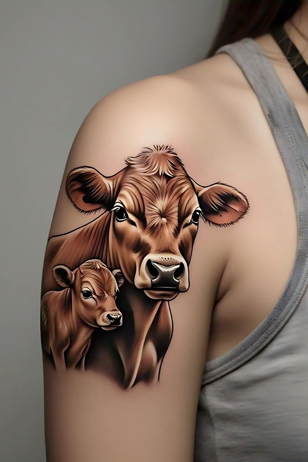 Cow and Calf