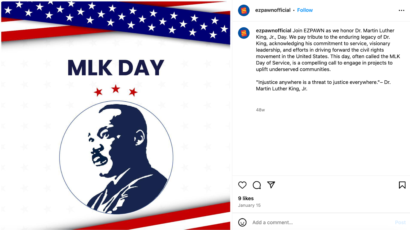 how to celebrate mlk day at work on social media