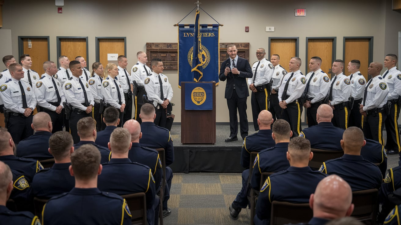 Certificate Ceremony Officers Class Lynnfield Police Academy