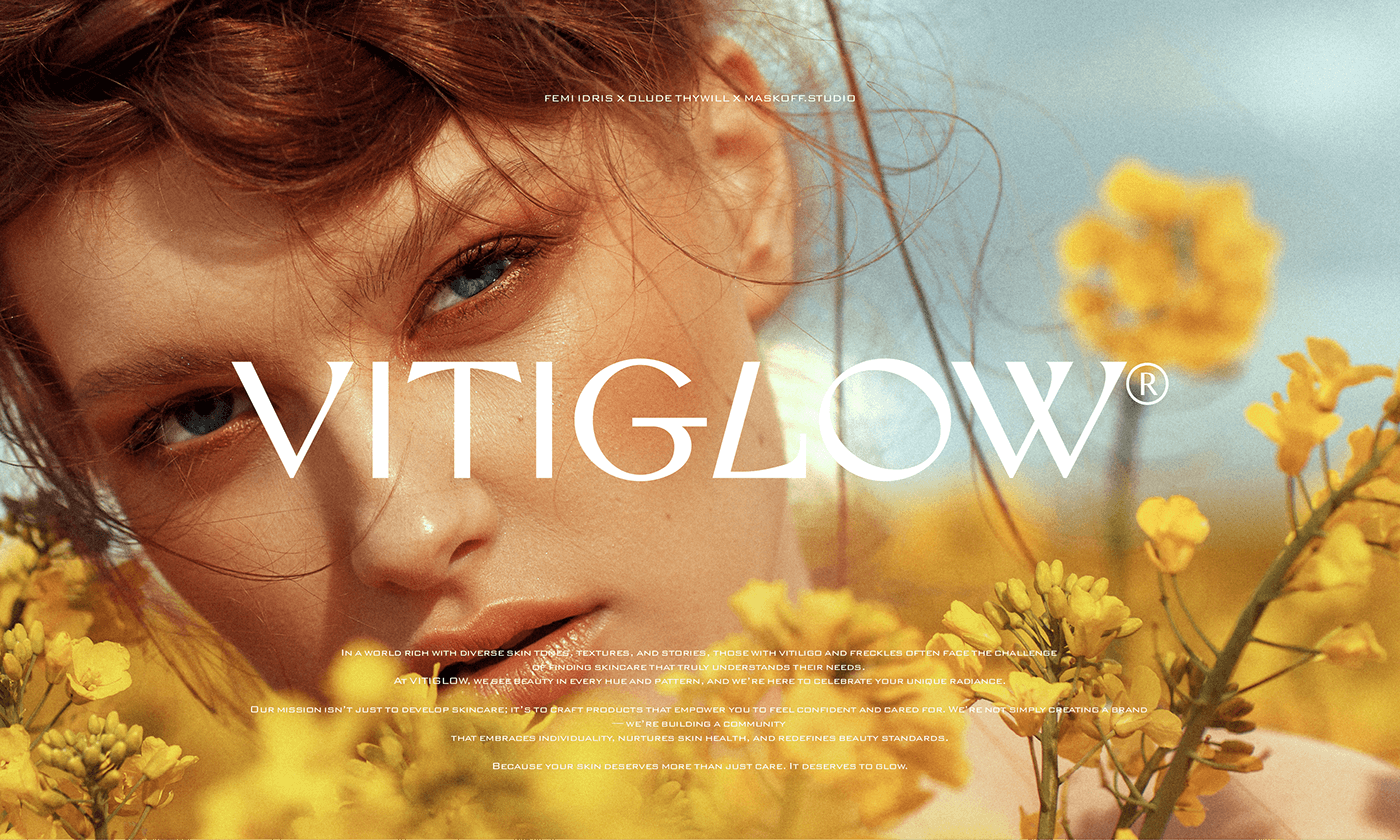 Image from the VITIGLOW: A Skincare Visual Identity That Celebrates Difference article on Abduzeedo