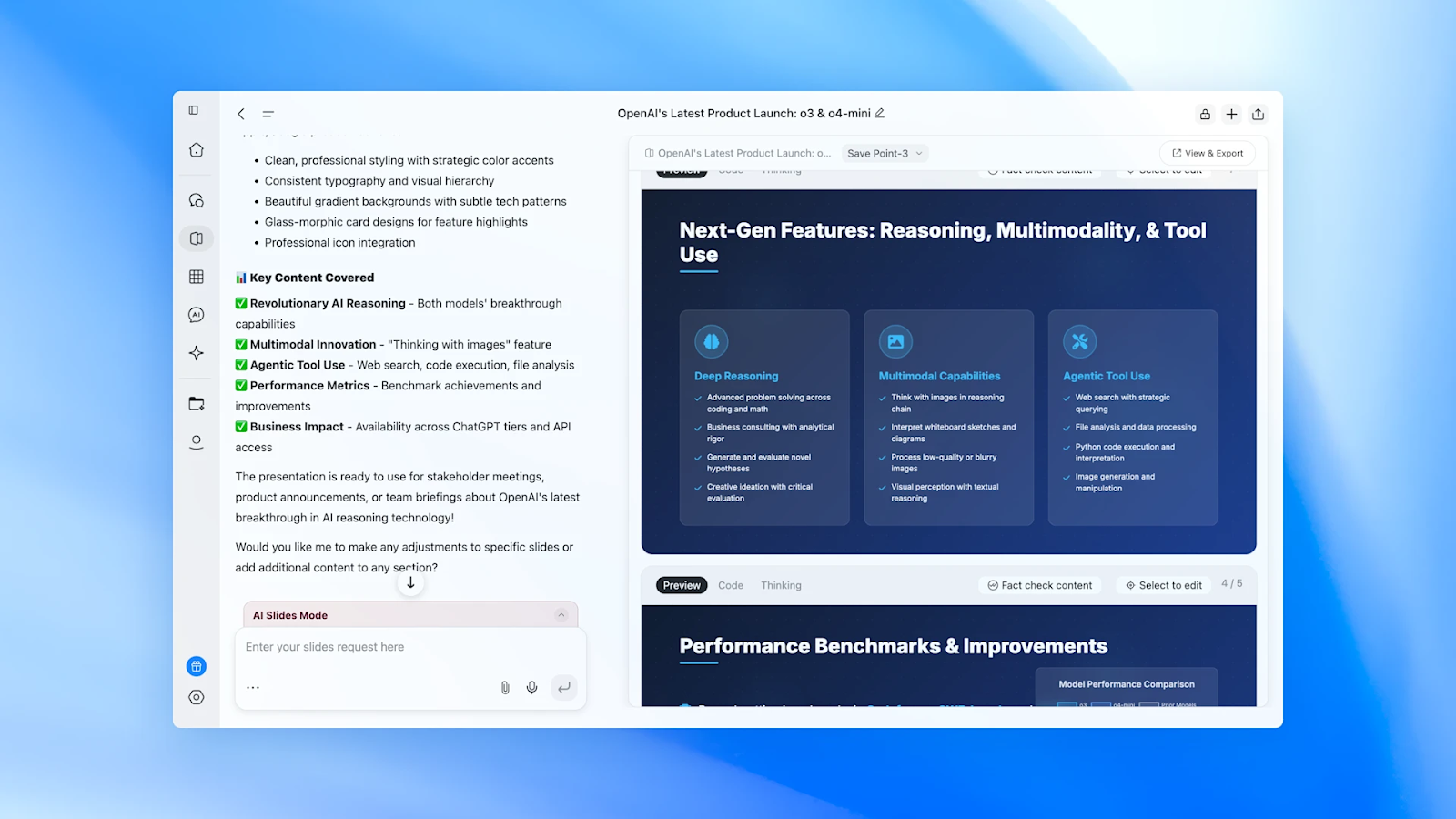 Open AI's latest product launch