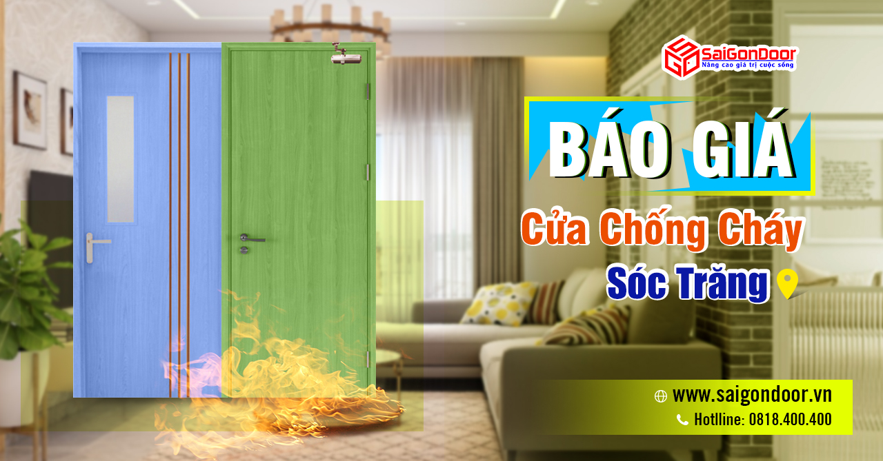 CỬA CHỐNG CHÁY SÓC TRĂNG - GIẢI PHÁP AN TOÀN TỐI ƯU TỪ SAIGONDOOR