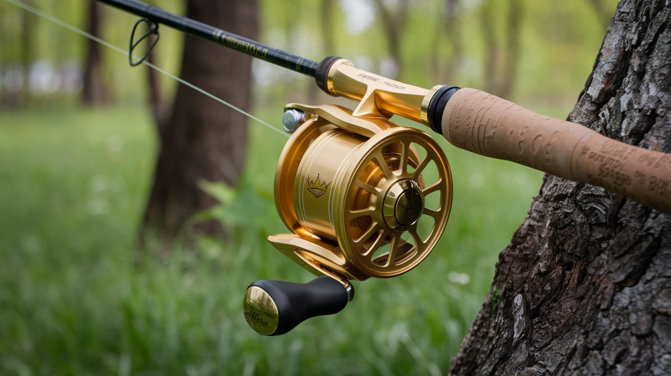 Zebco 909 Gold Crown Gold Foot Reel