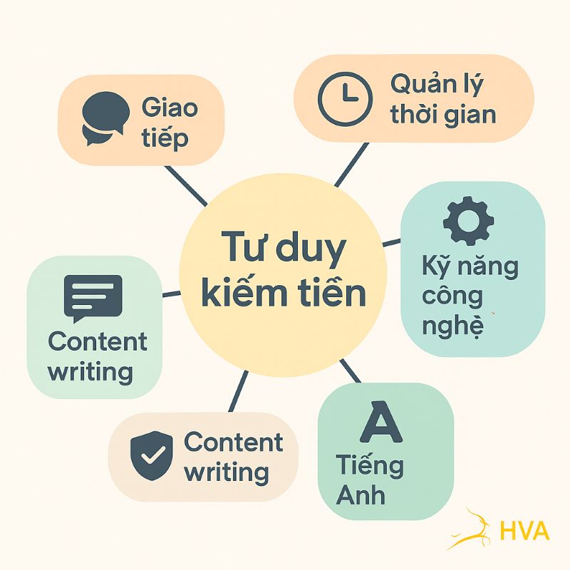Sơ đồ tư duy “tạo ra giá trị để kiếm tiền” hiệu quả