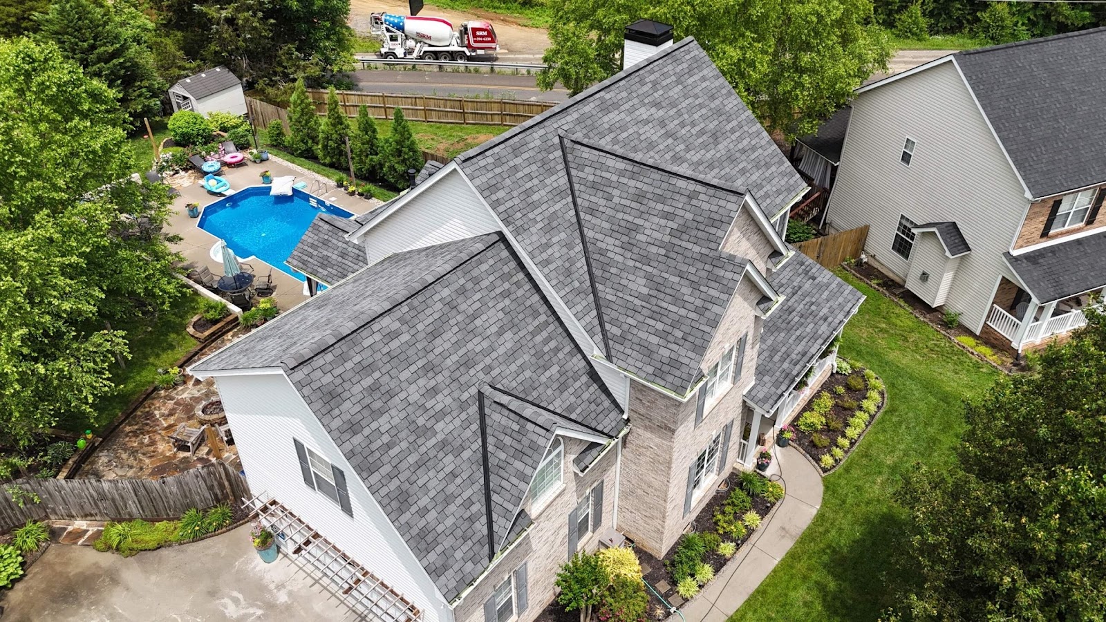 roof of a house