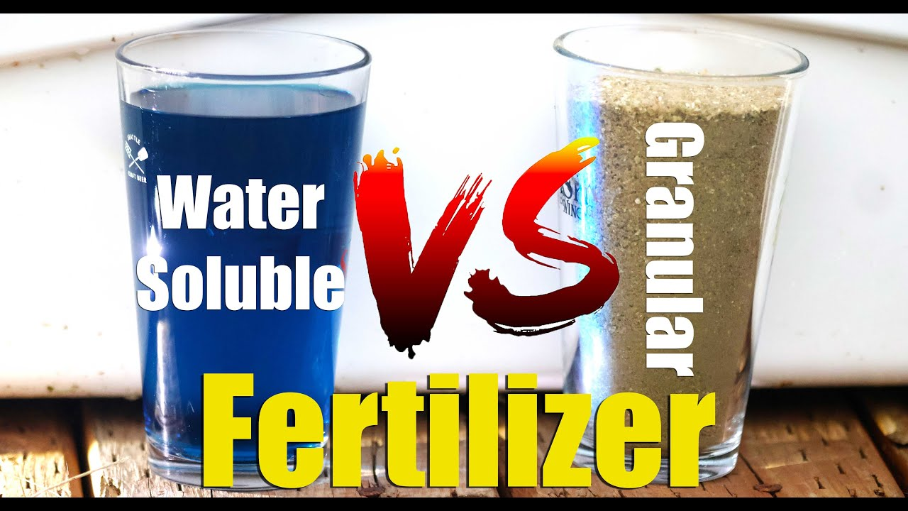 Water Soluble Vs. Granular Fertilizers