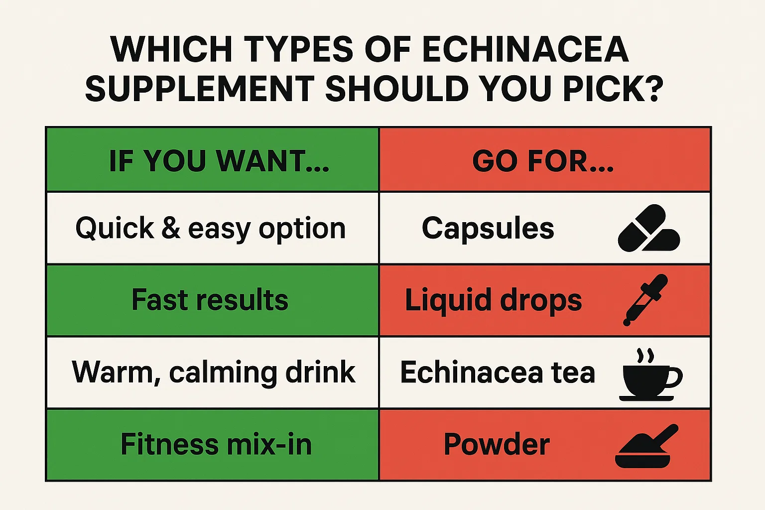 Which Types of Echinacea Supplement Should You Pick?
