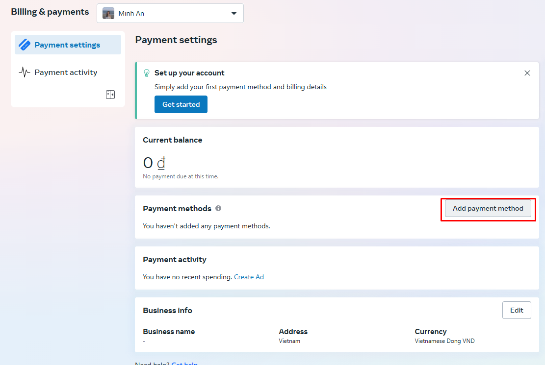 add payment method