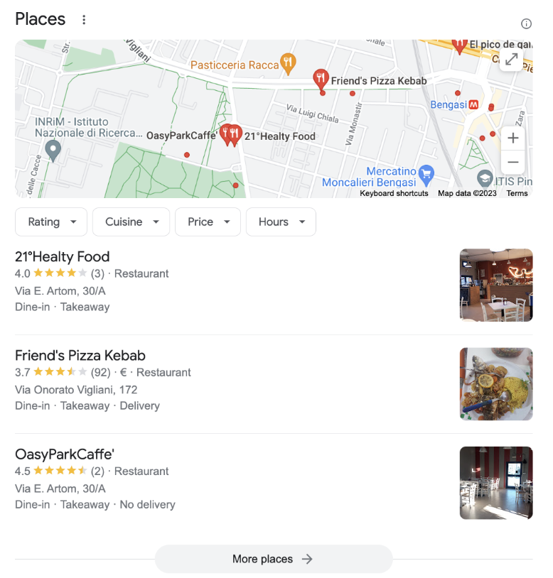 Google local pack