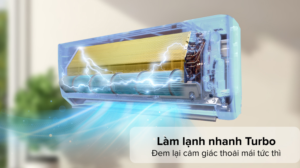 Máy lạnh Gree Inverter 1.5 HP GWC12PB-K3D0P4 - Chế độ Turbo