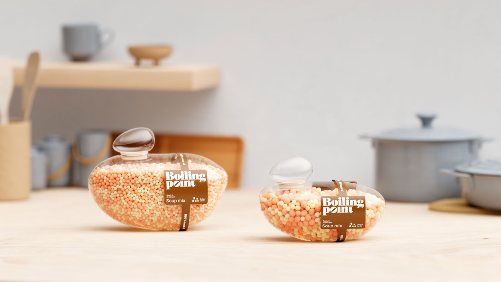 Image from the Fluid Forms: A Fresh Take on Sustainable Packaging Design article on Abduzeedo