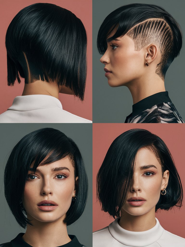 29. Asymmetrical Razored Black Bob