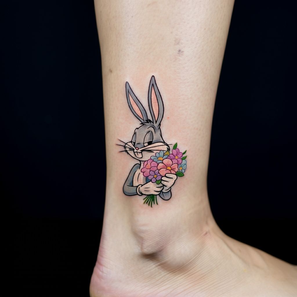 Bugs Bunny Girl Tattoo