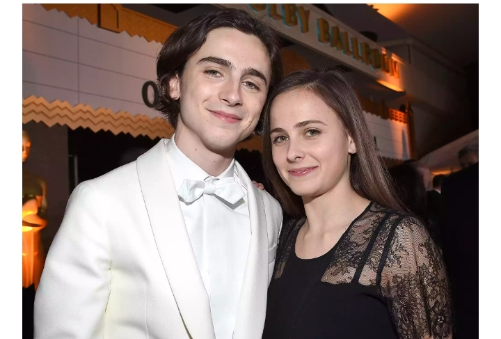 Pauline Chalamet and Timothée Chalamet