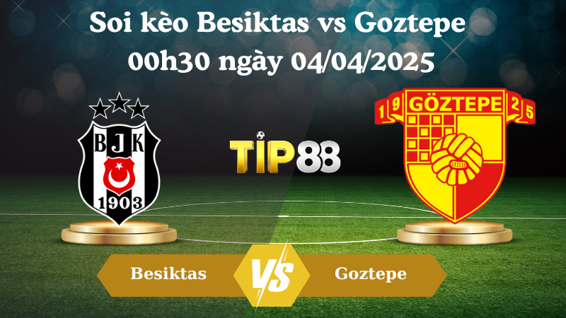Soi kèo Besiktas vs Goztepe 00h30 ngày 04/04/2025