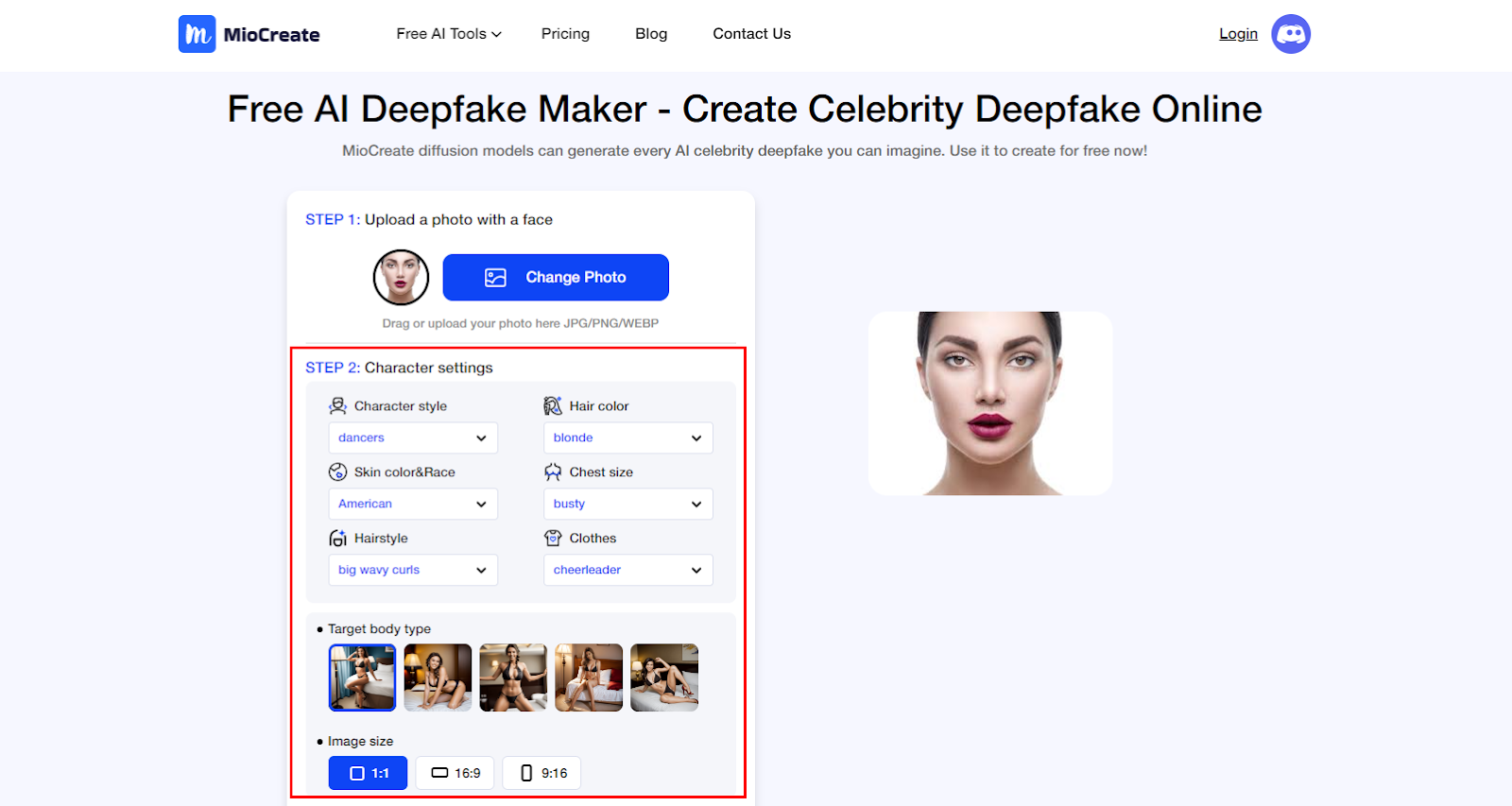 How to Create Deepfake Porn Photos with MioCreate