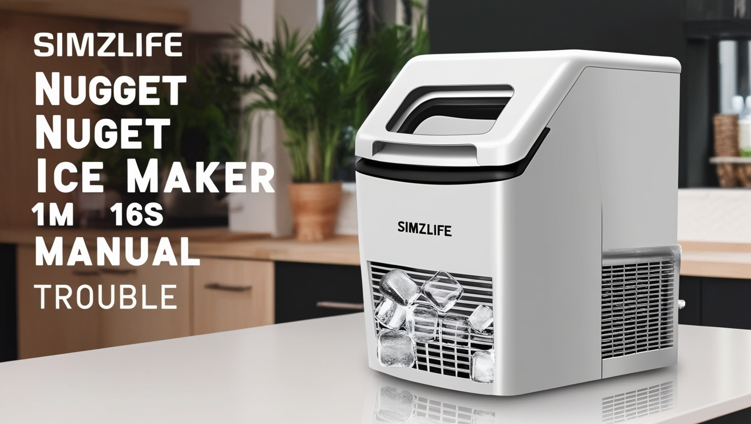 Simzlife Nugget Ice Maker 1M 16S Manual Trouble