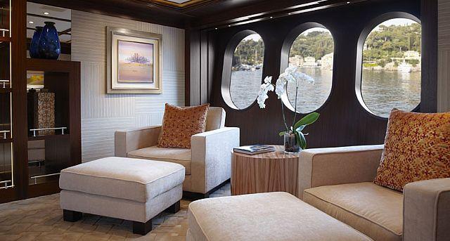 yacht Trident interior