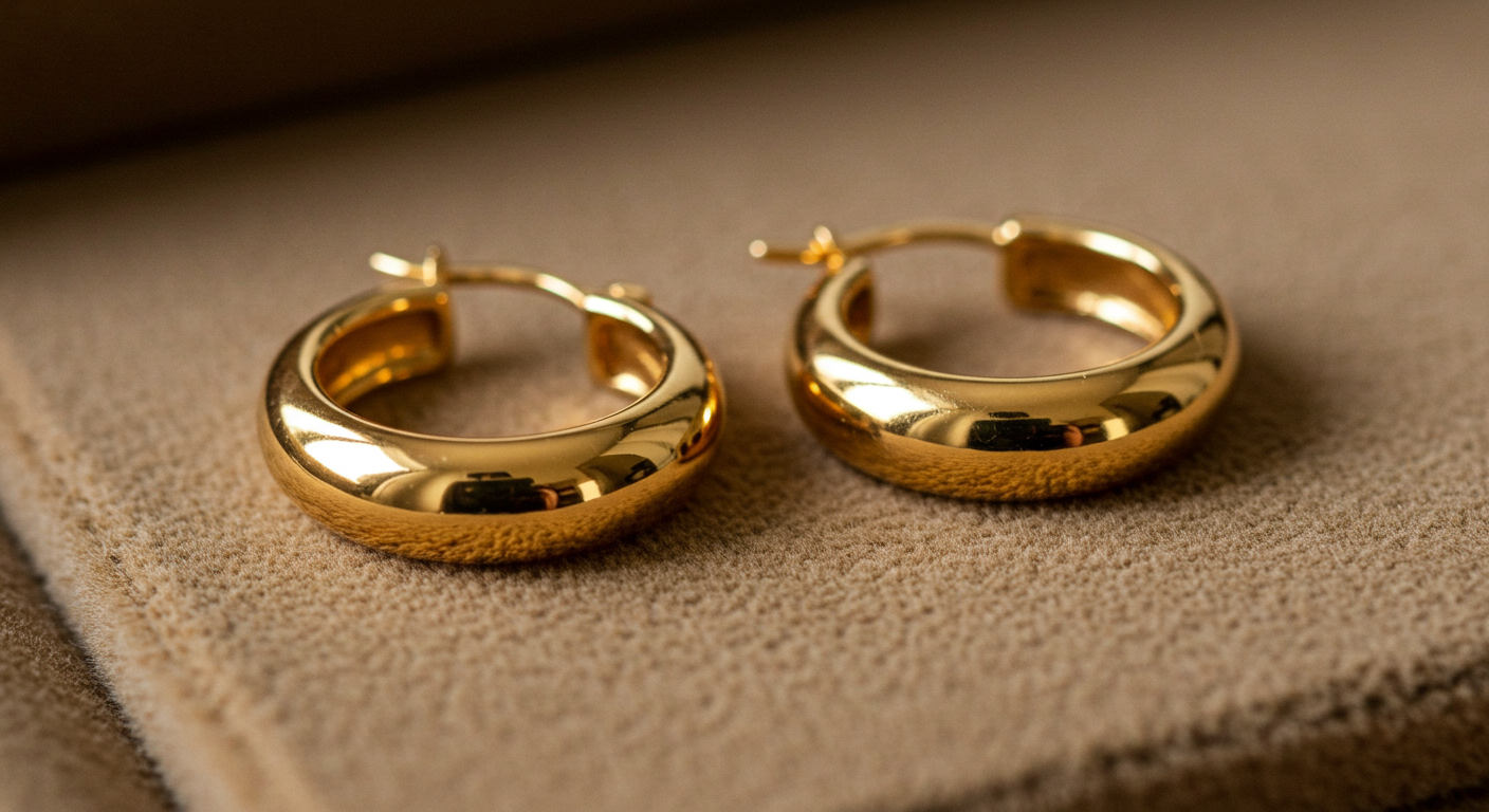 Gold Hoop Earrings NYC