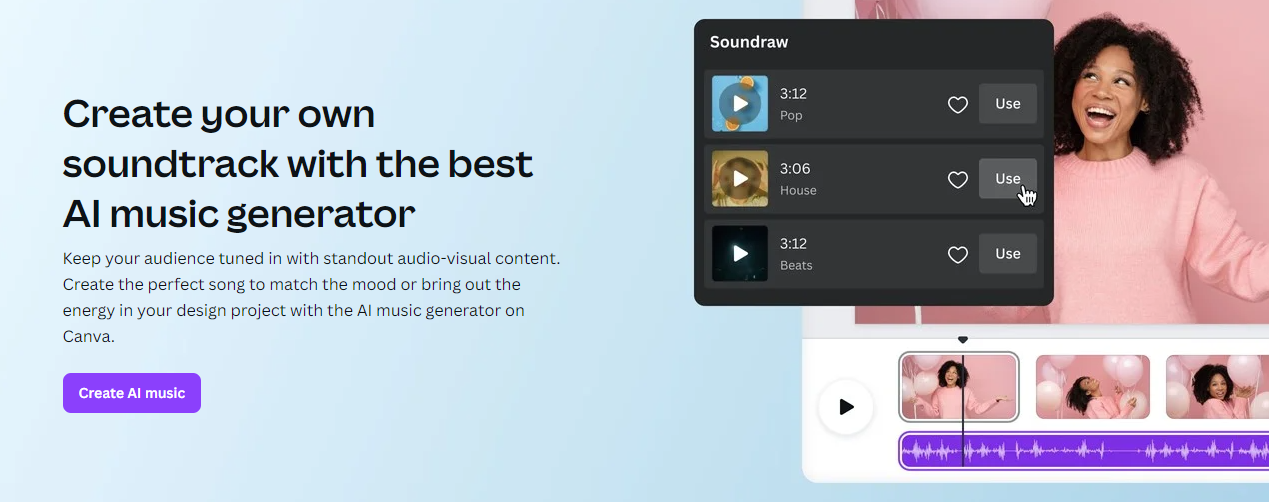 Canva AI Music Generator: Produce Soundtracks With Zero Songwriting Skills