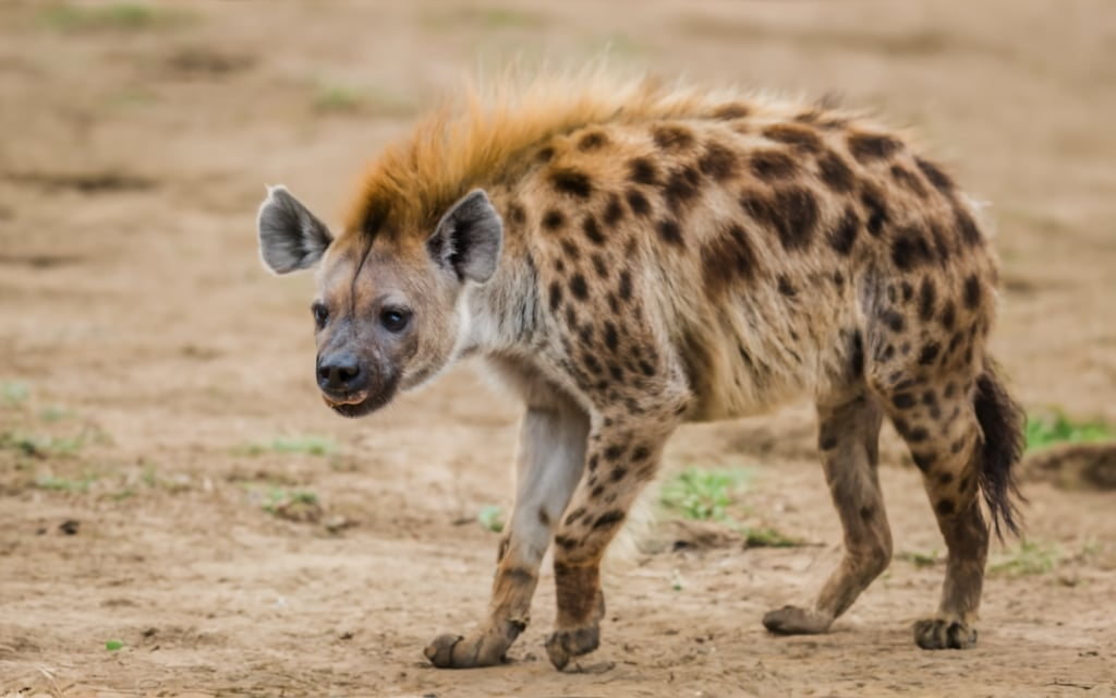 Hanging Hyena