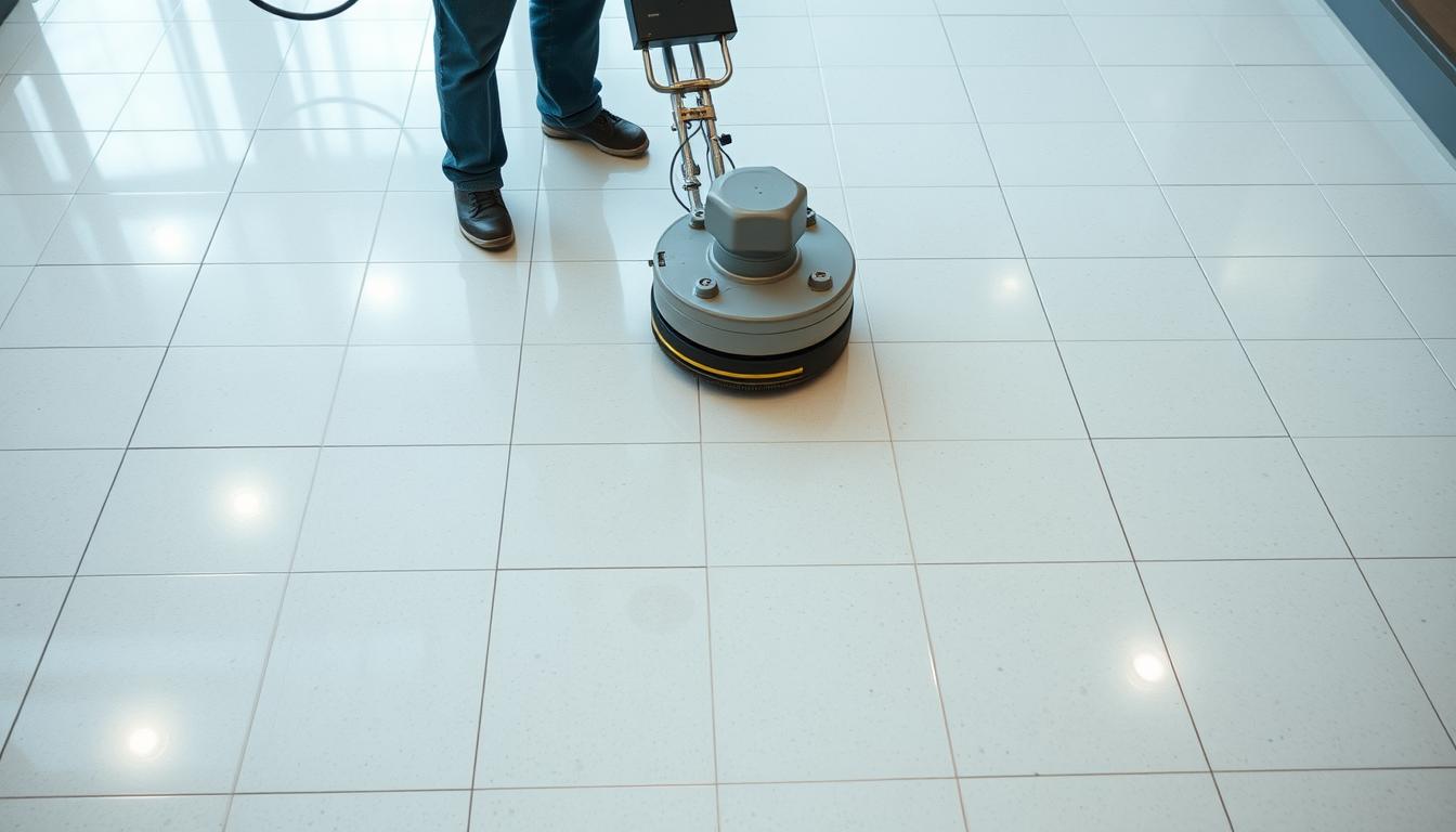 high-quality floor waxing