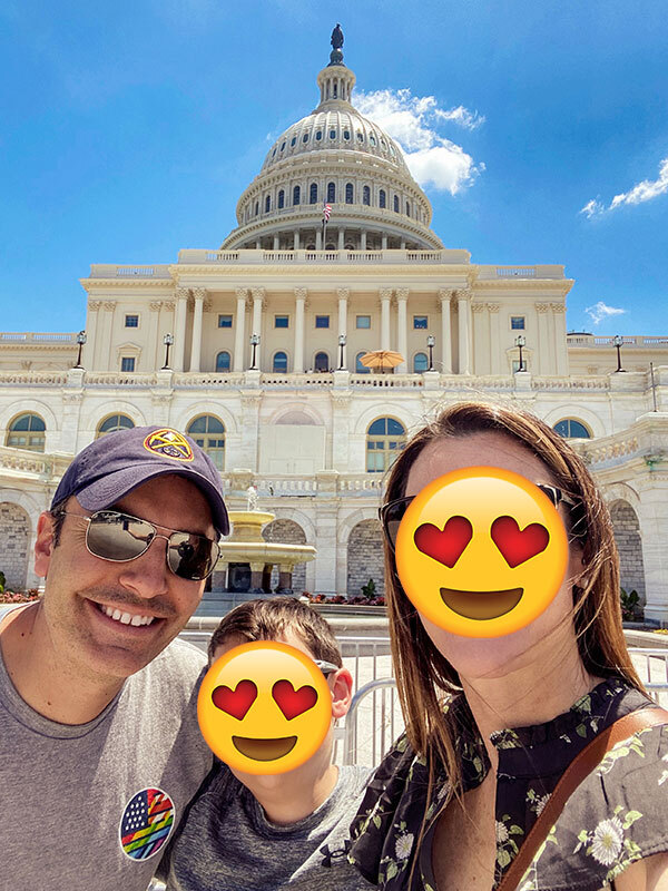 Back in DC with our son 10 years later!