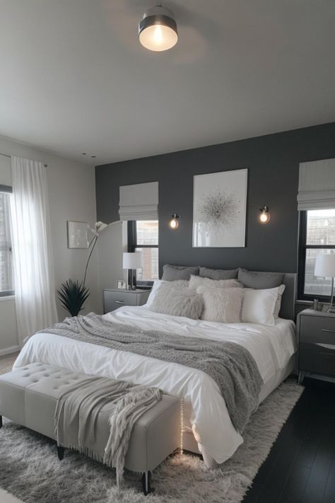 Black and Grey for Bedroom