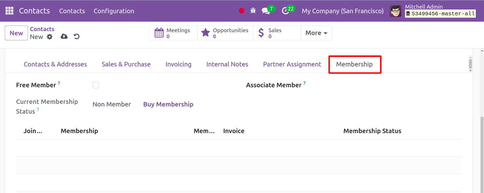 Odoo 17 Contacts