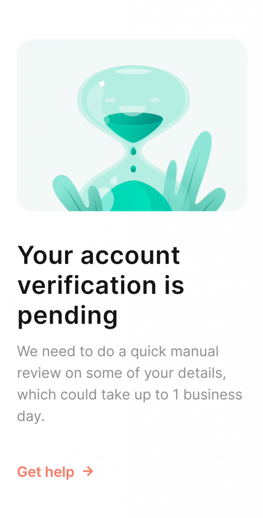 Account verification