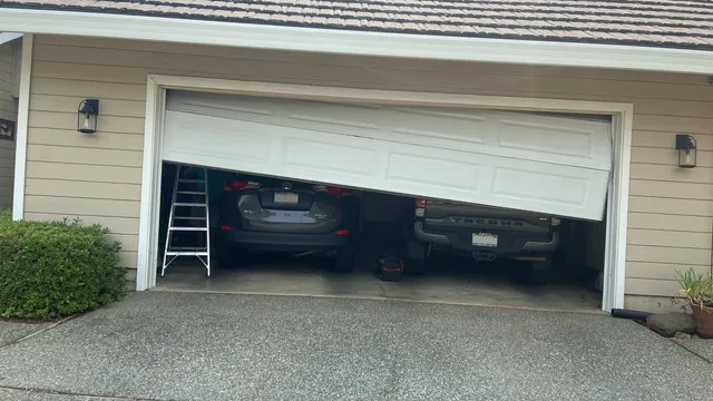 open garage door manually from outside