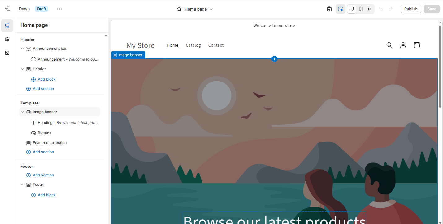 customize store