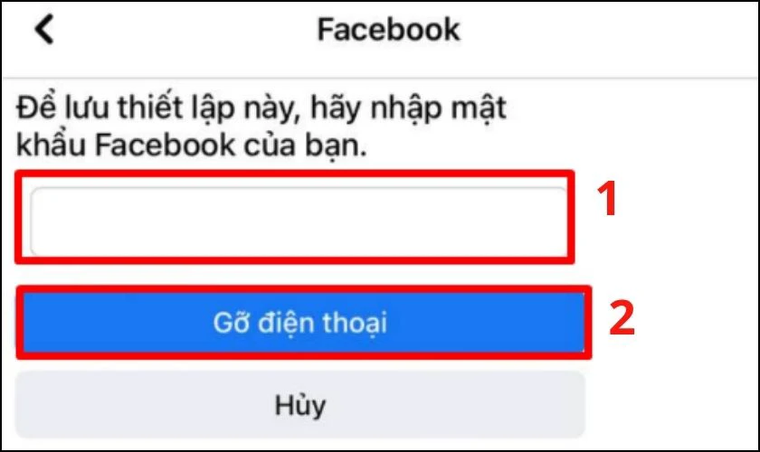 cách thêm số điện thoại vào Facebook