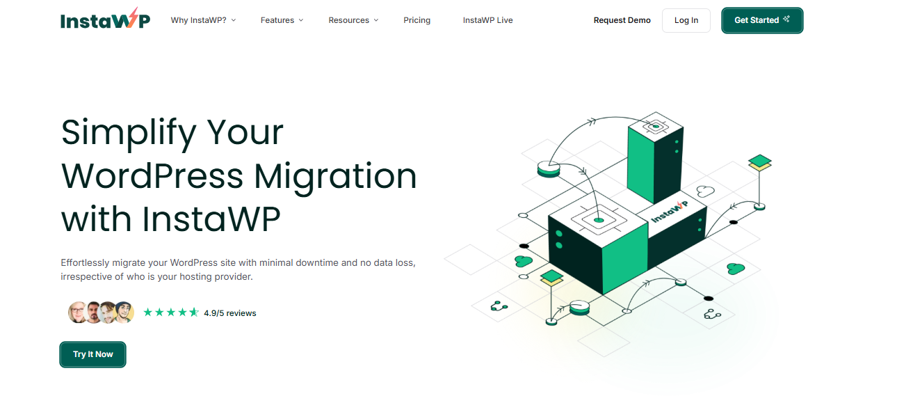 InstaWP Live migration tool offers seamless and unlimited WordPress migration to agencies. 