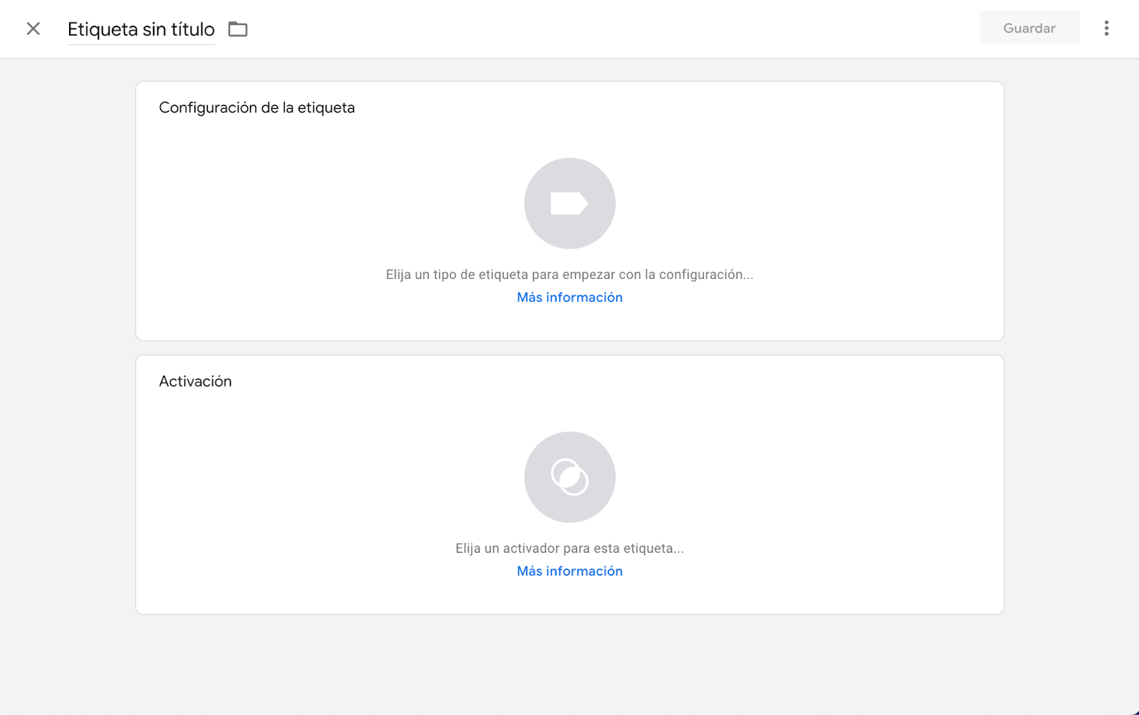 Etiquetas de google tag manager