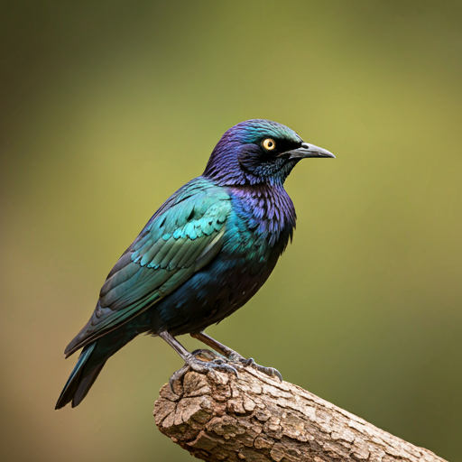 Violet-backed Starling (Cinnyricinclus leucogaster)