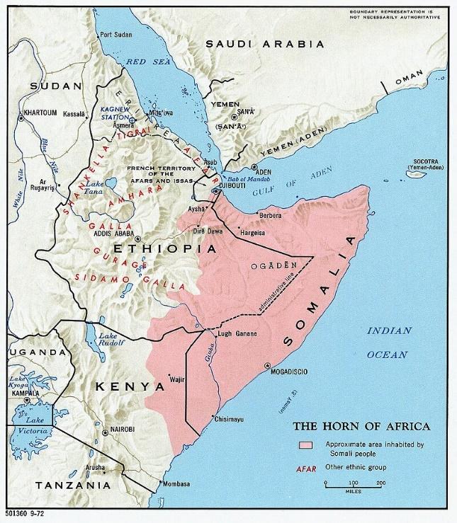 Territoires habités par les Somalis
