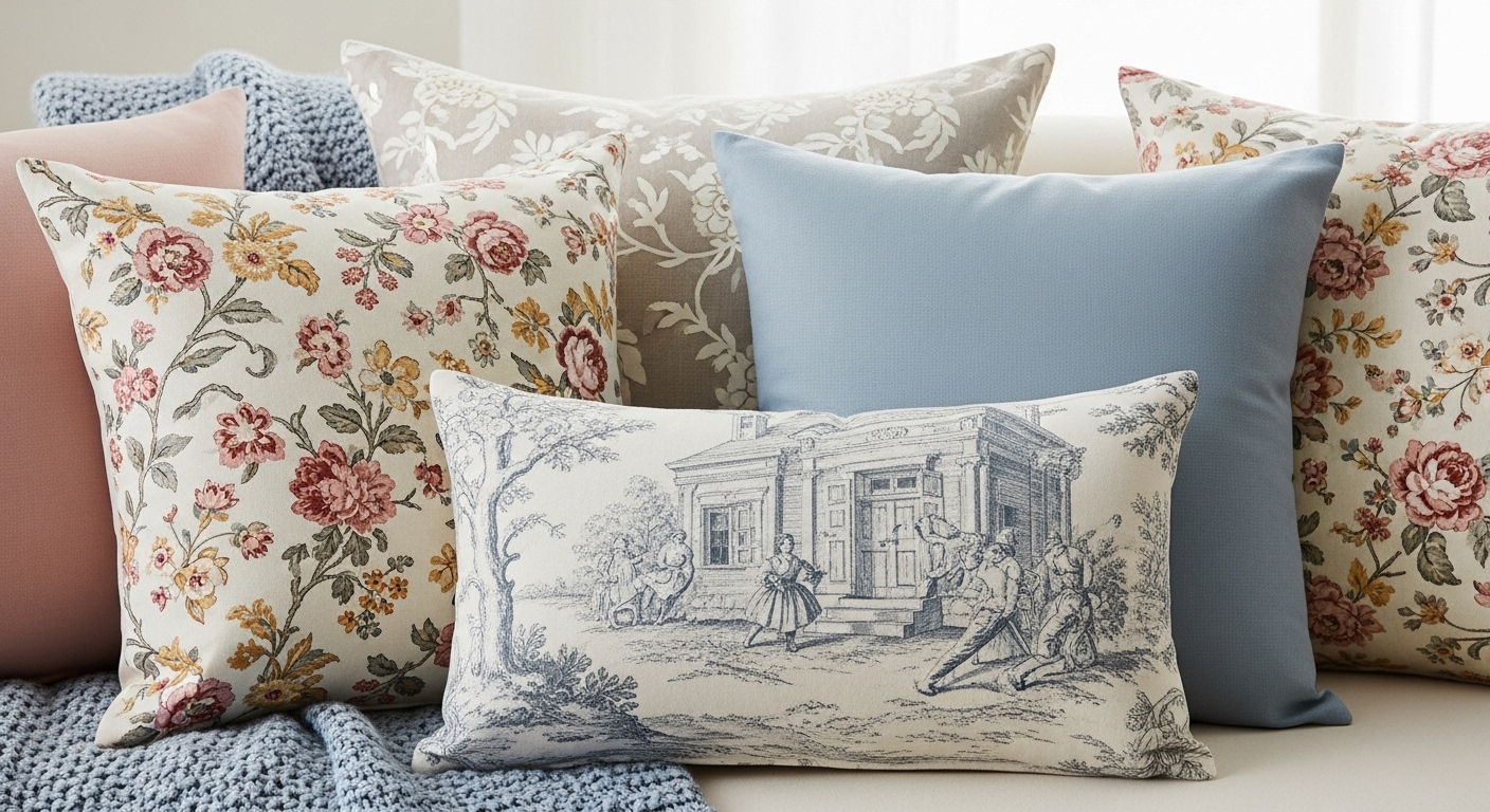Living room decorations with multiple colors Pillows