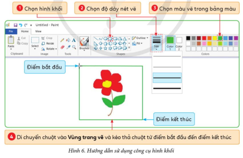 BÀI 1. LÀM QUEN VỚI PHẦN MỀM PAINT