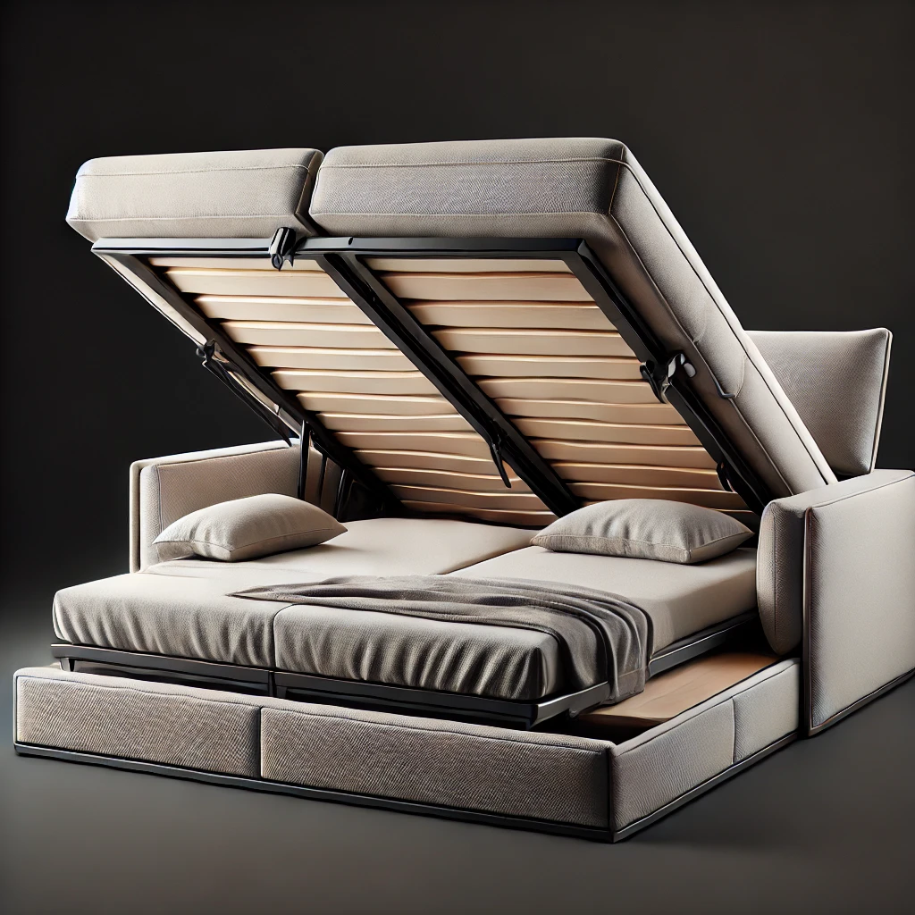 Relax and recharge with foldable sofa beds that blend seating and sleeping solutions.